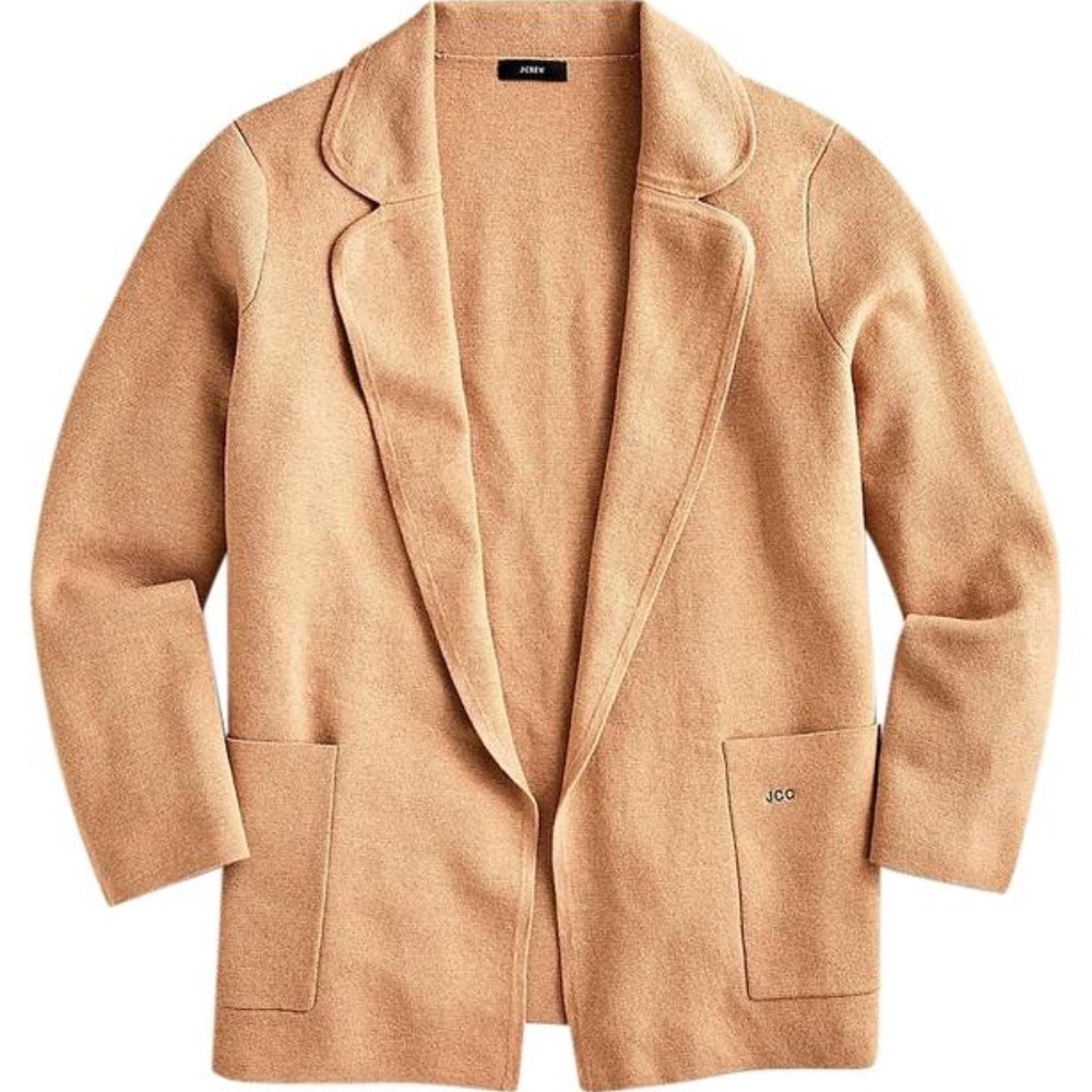 NEW WITH TAGS J. Crew Eloise Sweater Blazer XXS (Heather Khaki)